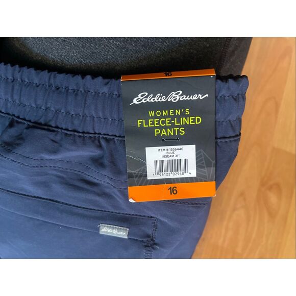 Eddie Bauer NWT Women’s Fleece Lined Pants Women’s Size 16 Retails $50 G3 - Picture 8 of 9